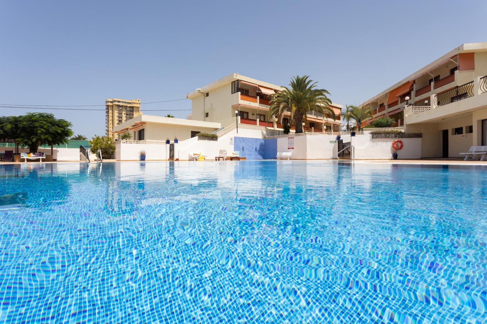 Frontline Playa Las Vistas With Pool, Parking, Sea Los Cristianos  Exterior photo